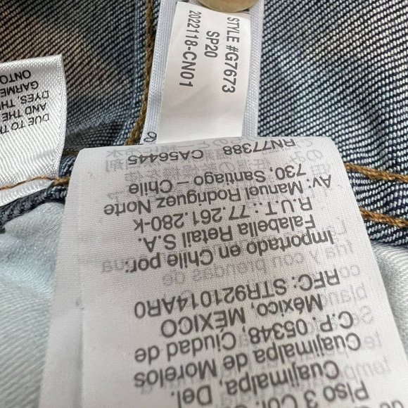 Madewell 10'' High Rise Skinny Denim Jeans High Rise Blue Dark Wash Size 35T - Picture 8 of 12